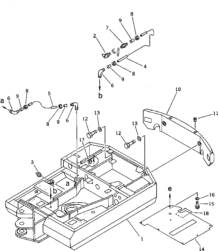 Крышка 20T-54-34111  Komatsu