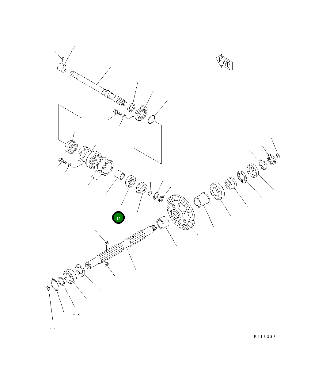 Подшипник 06003-02311  Komatsu