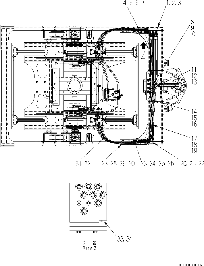 Крышка 417-J90-5580 Komatsu