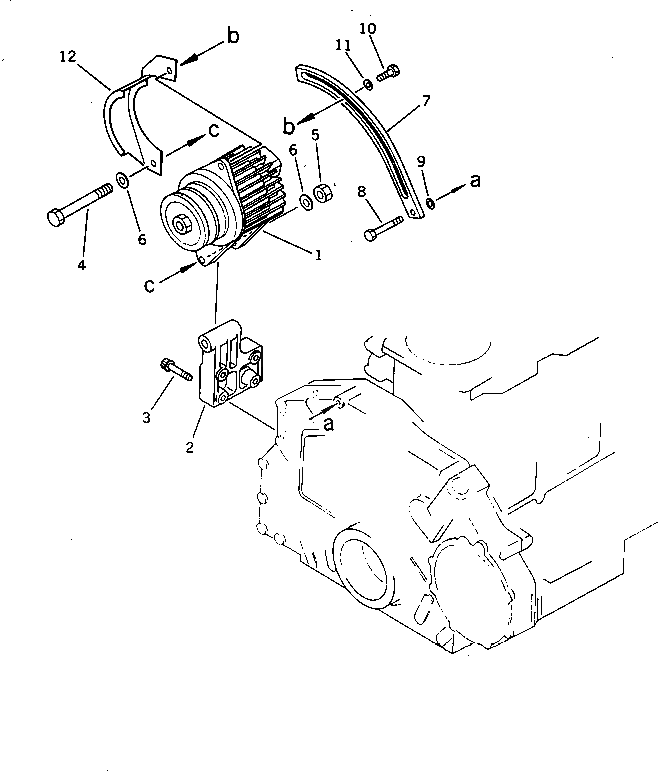 Крышка 6150-81-6870 Komatsu