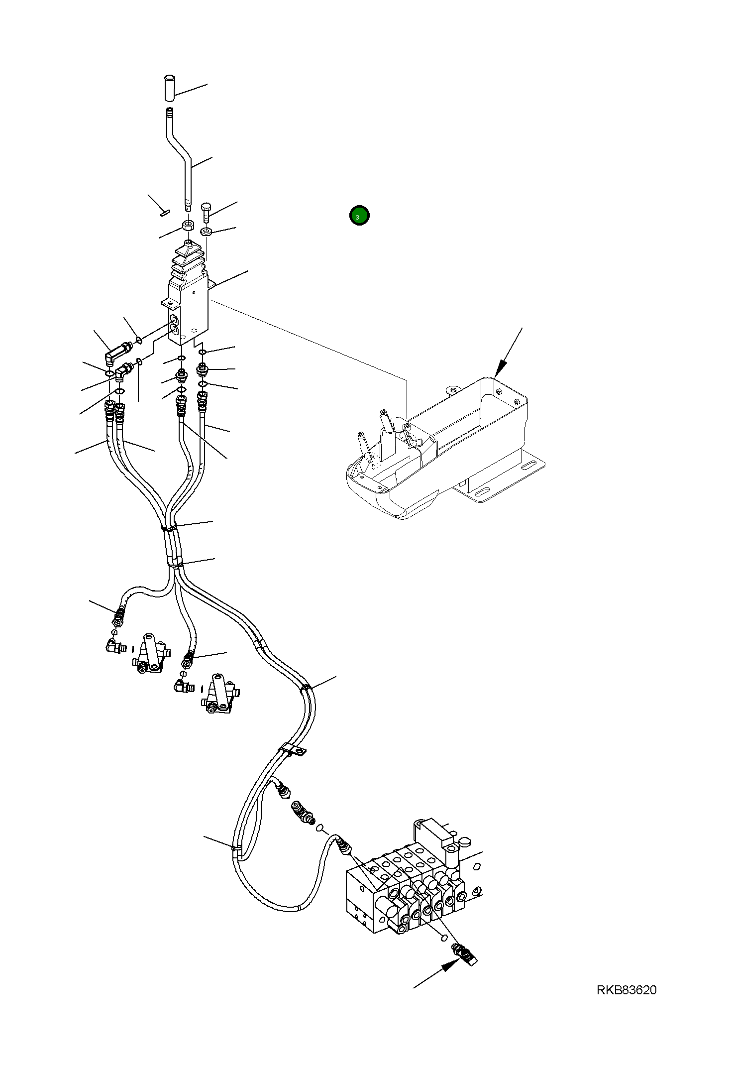 Рычаг 22M-43-R1651 Komatsu