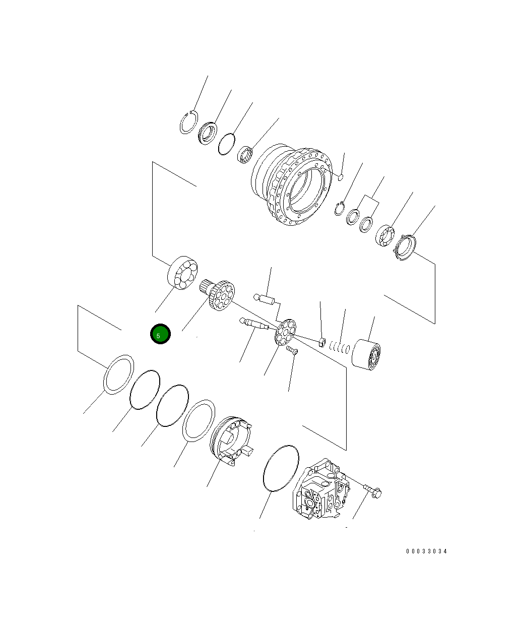 Подшипник 706-88-40870 Komatsu