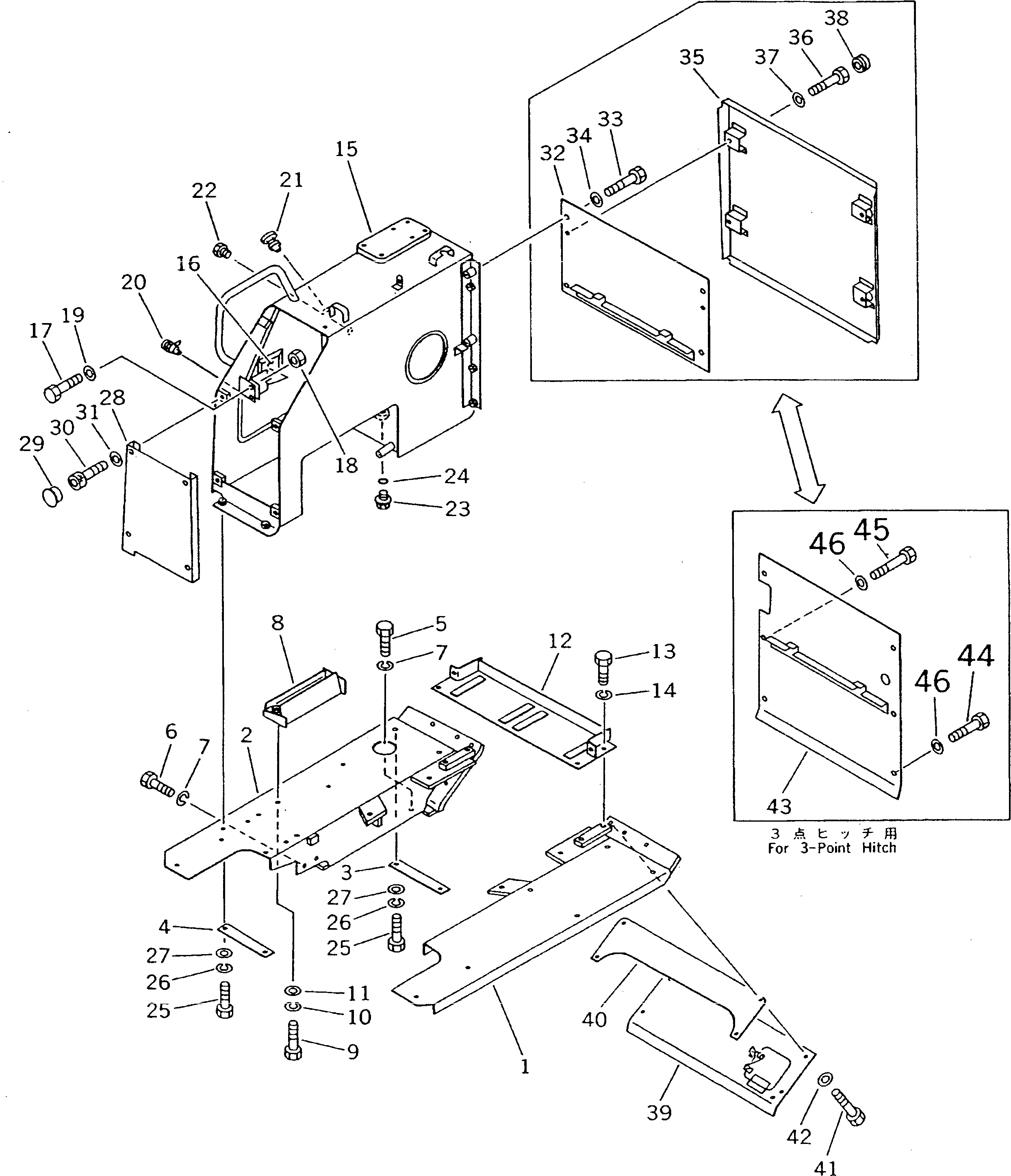Крышка 104-54-34160 Komatsu