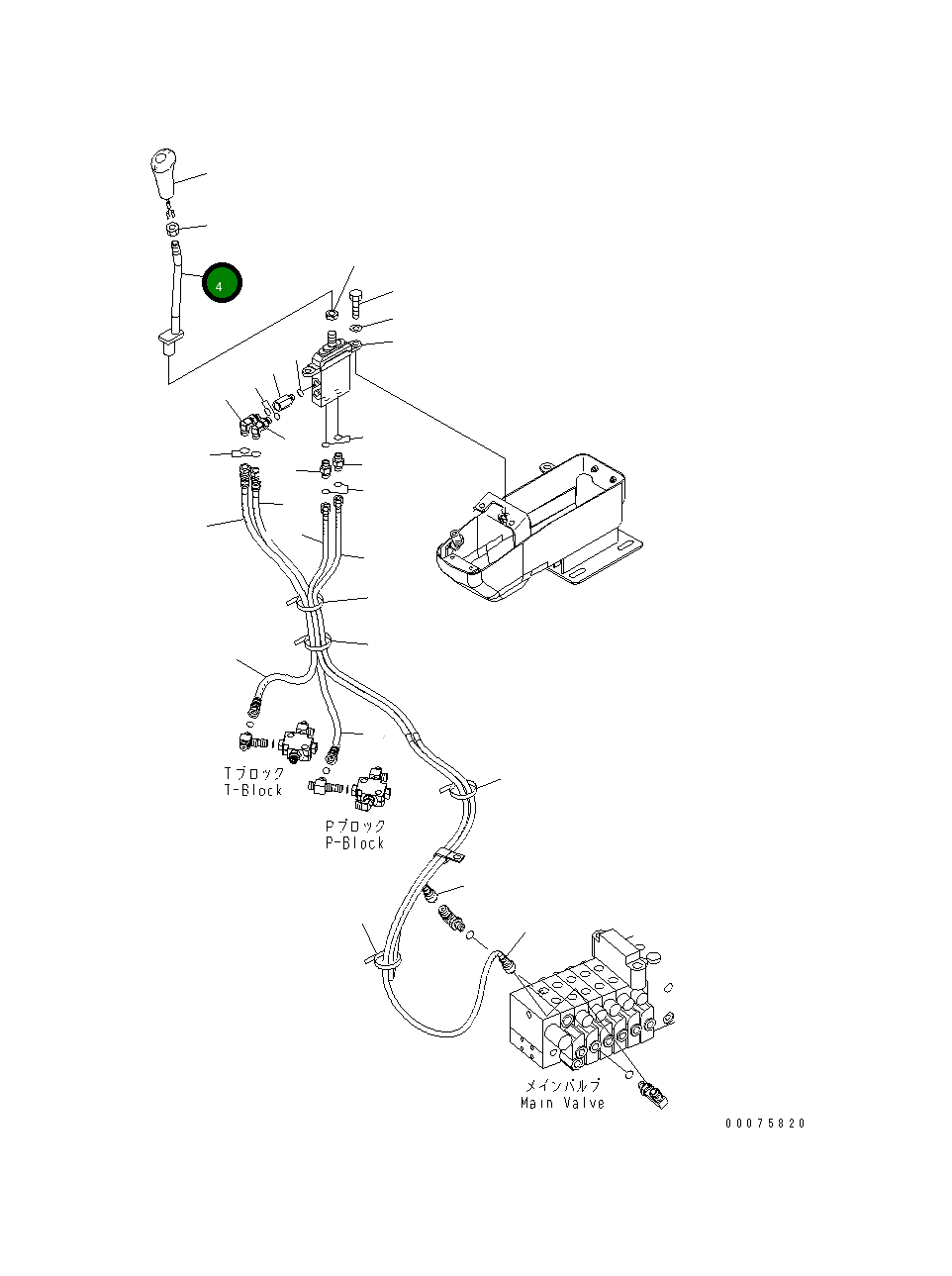 Рычаг 22F-43-31550 Komatsu