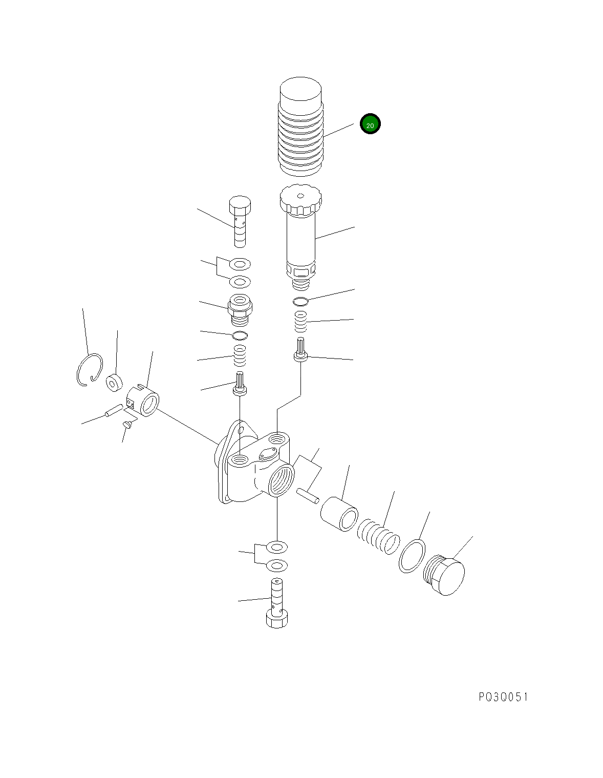 Крышка DK152320-01 Komatsu