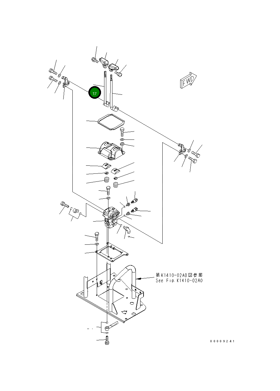 Рычаг 8240-43-1121 Komatsu