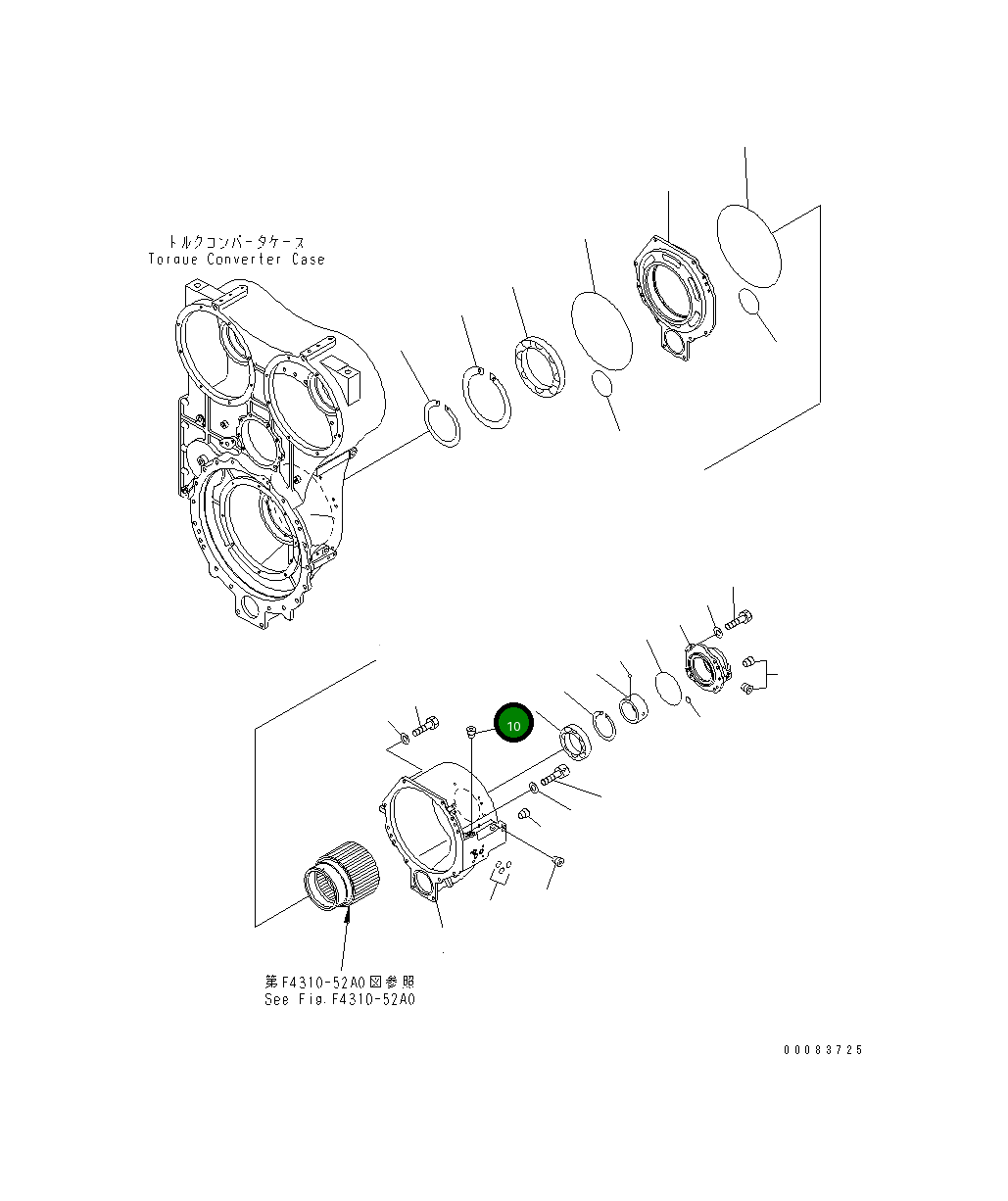 Подшипник 42C-13-17360 Komatsu