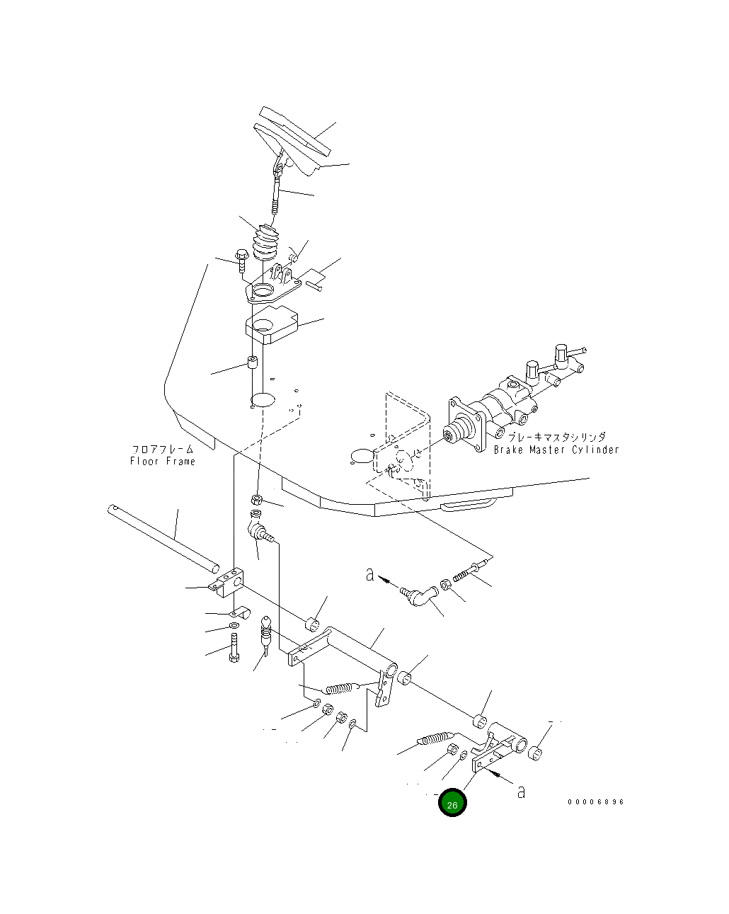 Рычаг 418-43-27170 Komatsu