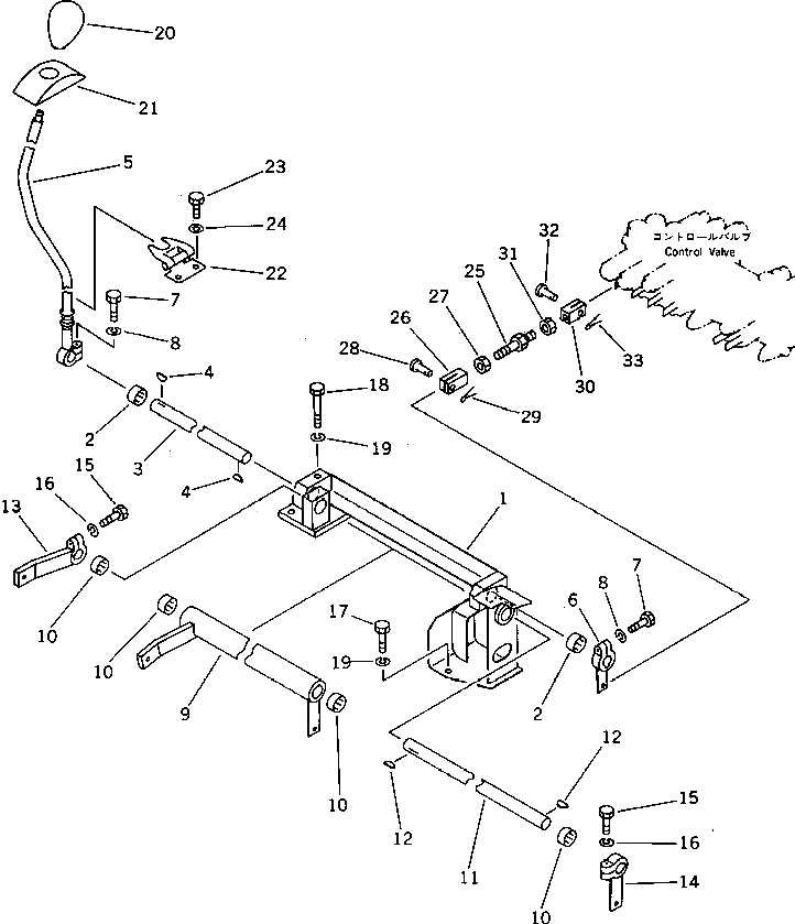 Рычаг 20T-43-31330 Komatsu