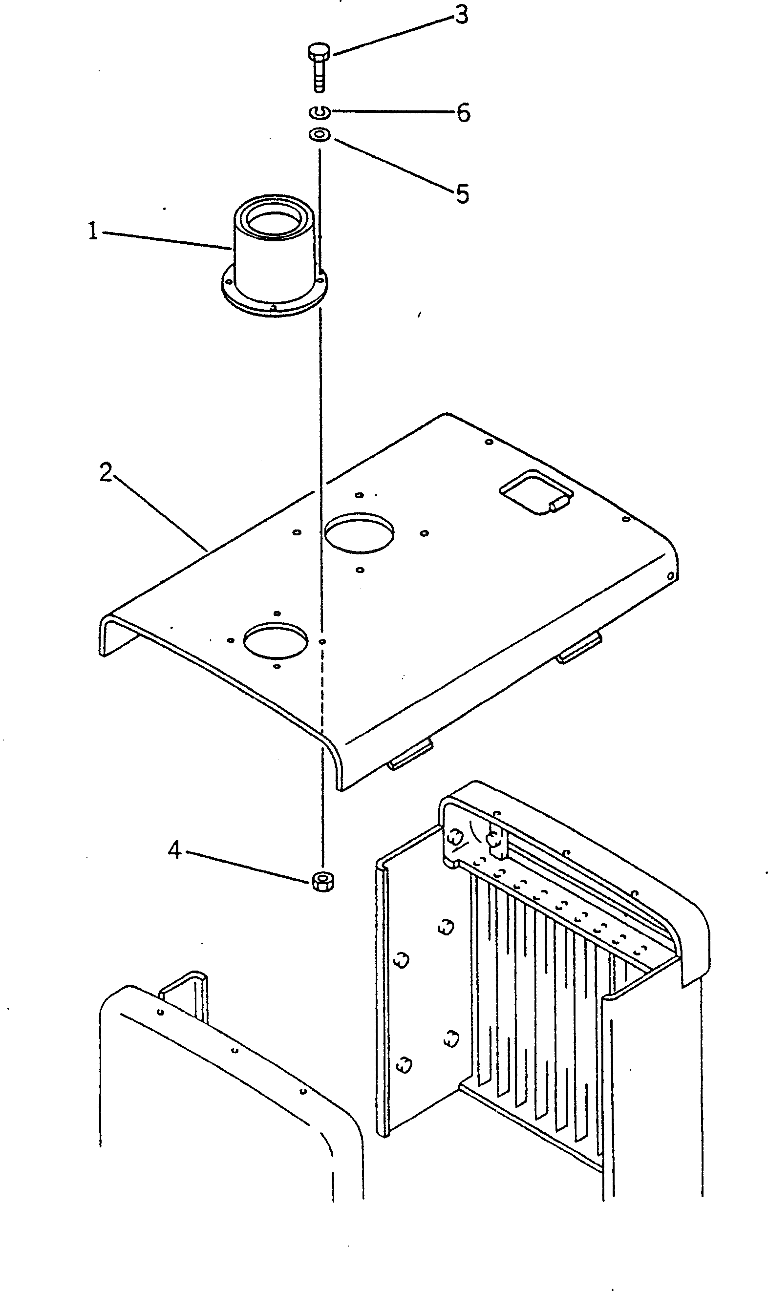 Крышка 237-802-1111 Komatsu