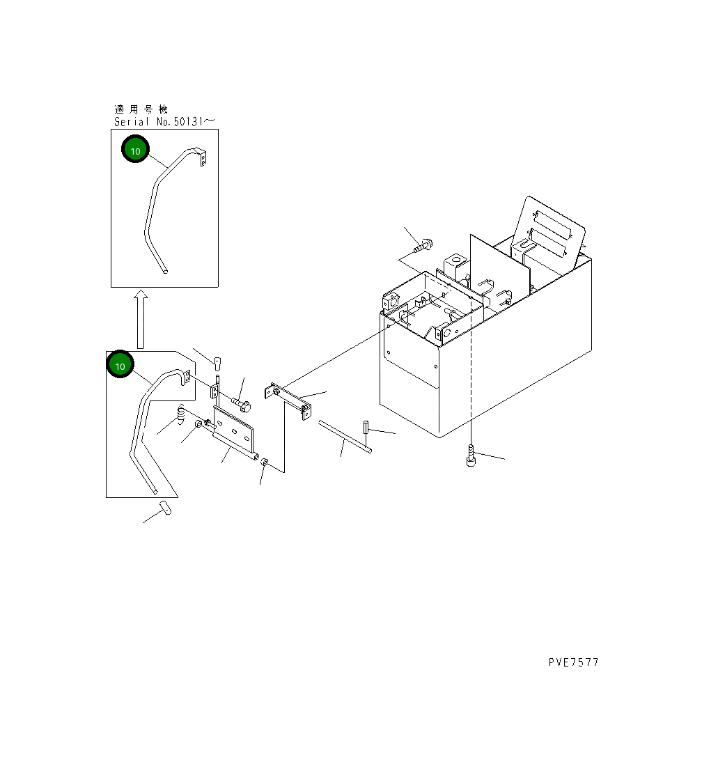 Рычаг 419-43-28172 Komatsu