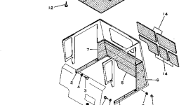 Крышка 566-54-23740  Komatsu