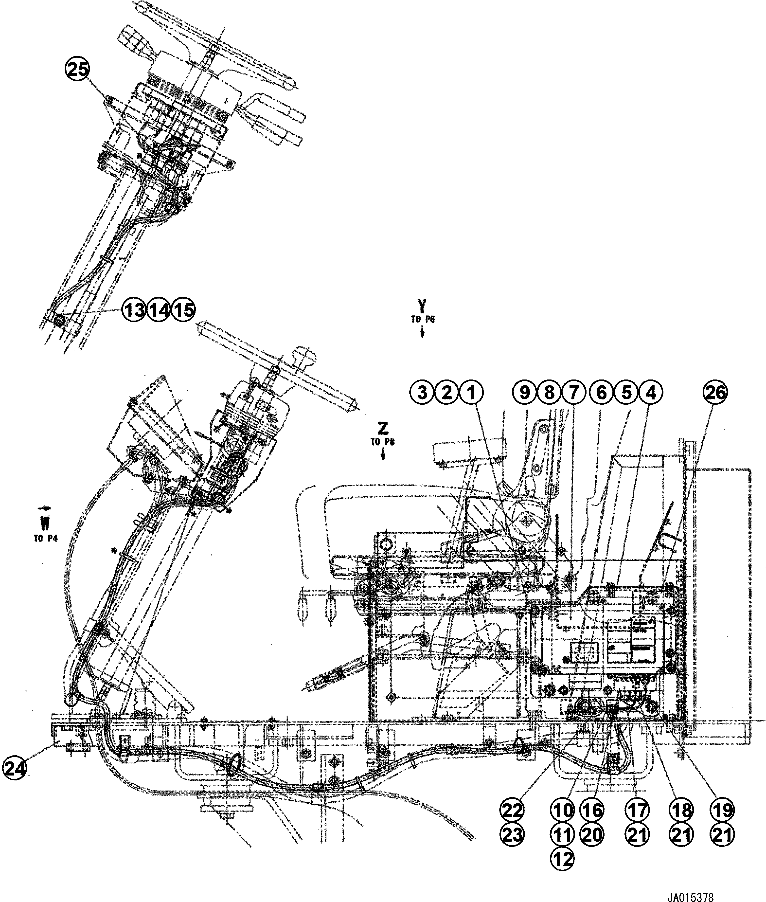 Крышка 419-06-26120  Komatsu