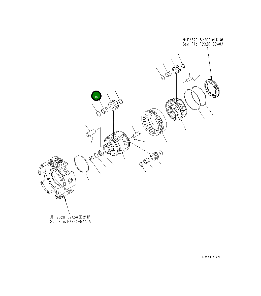 Подшипник 428-15-19311 Komatsu