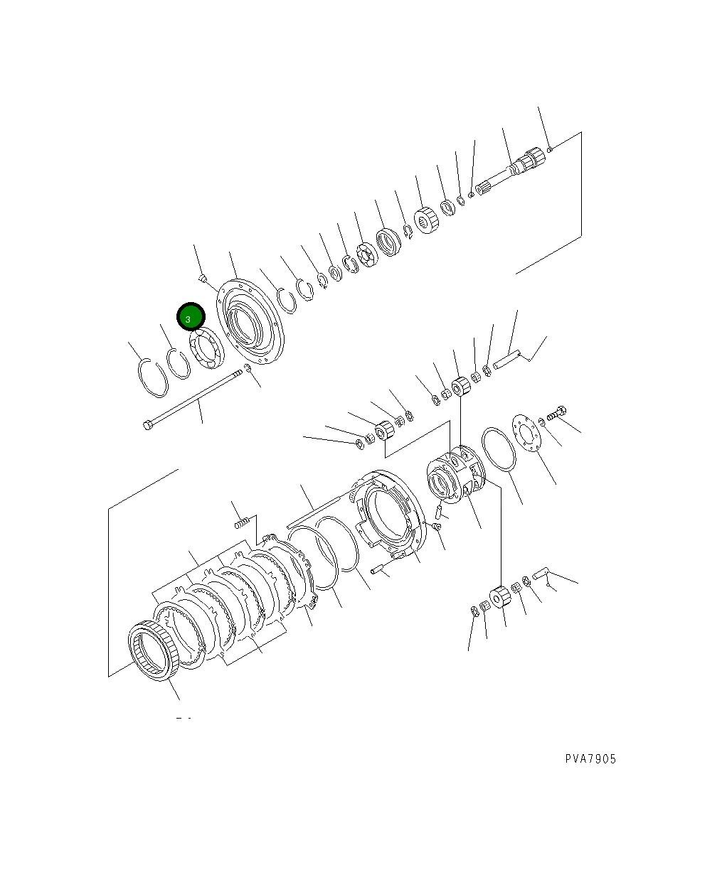 Подшипник 06000-06928  Komatsu