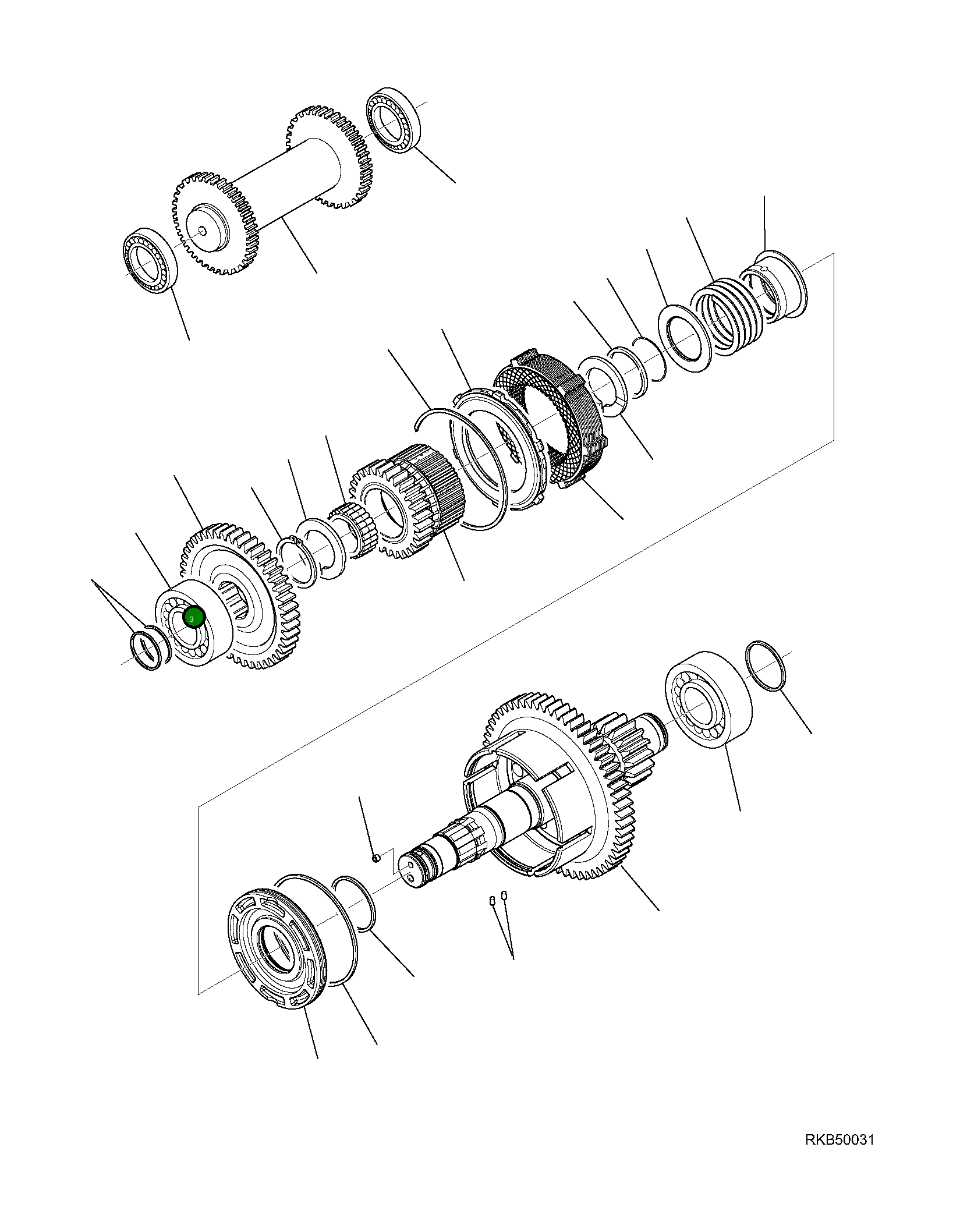 Подшипник CA0025859 Komatsu