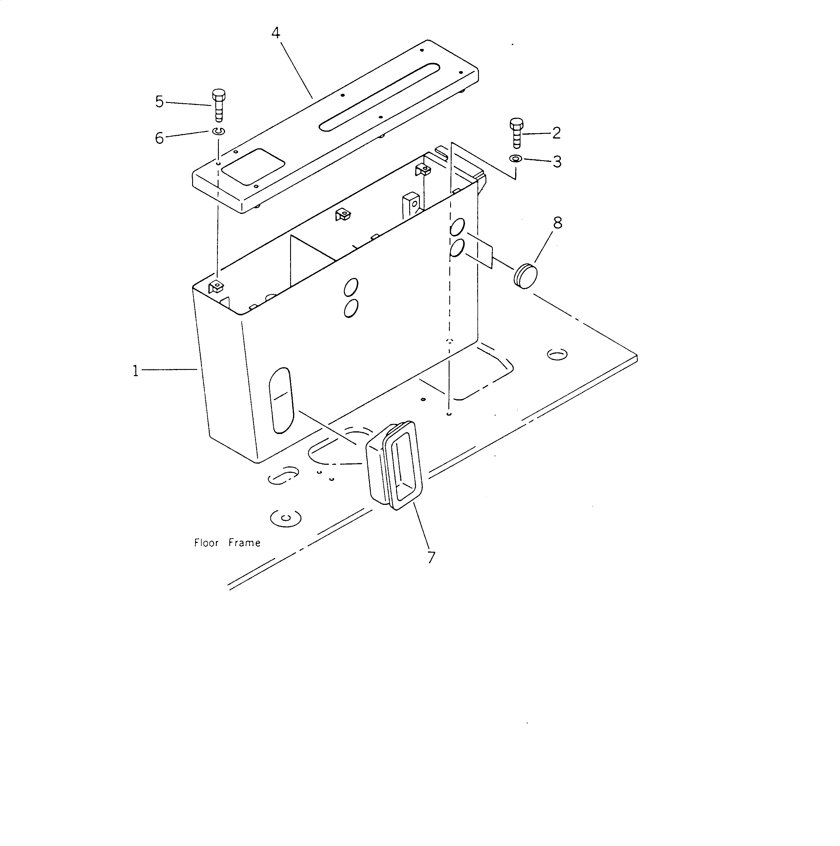 Крышка 208-43-51280 Komatsu