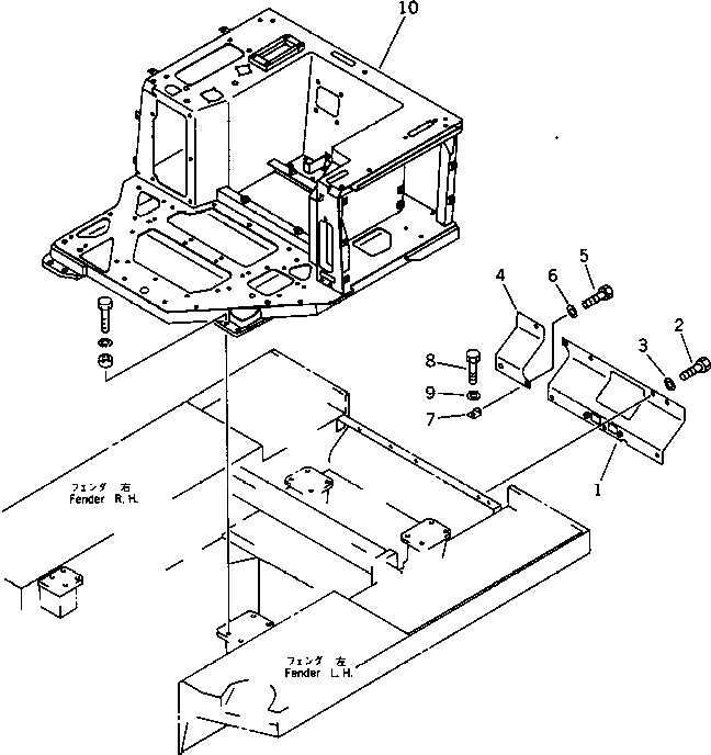 Крышка 154-54-46680 Komatsu