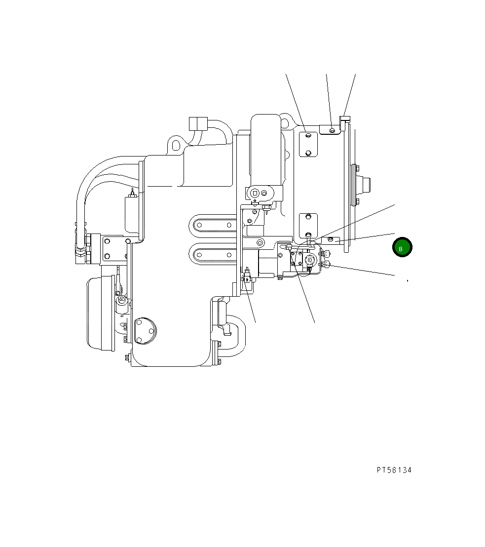 Крышка DC7708160002 Komatsu