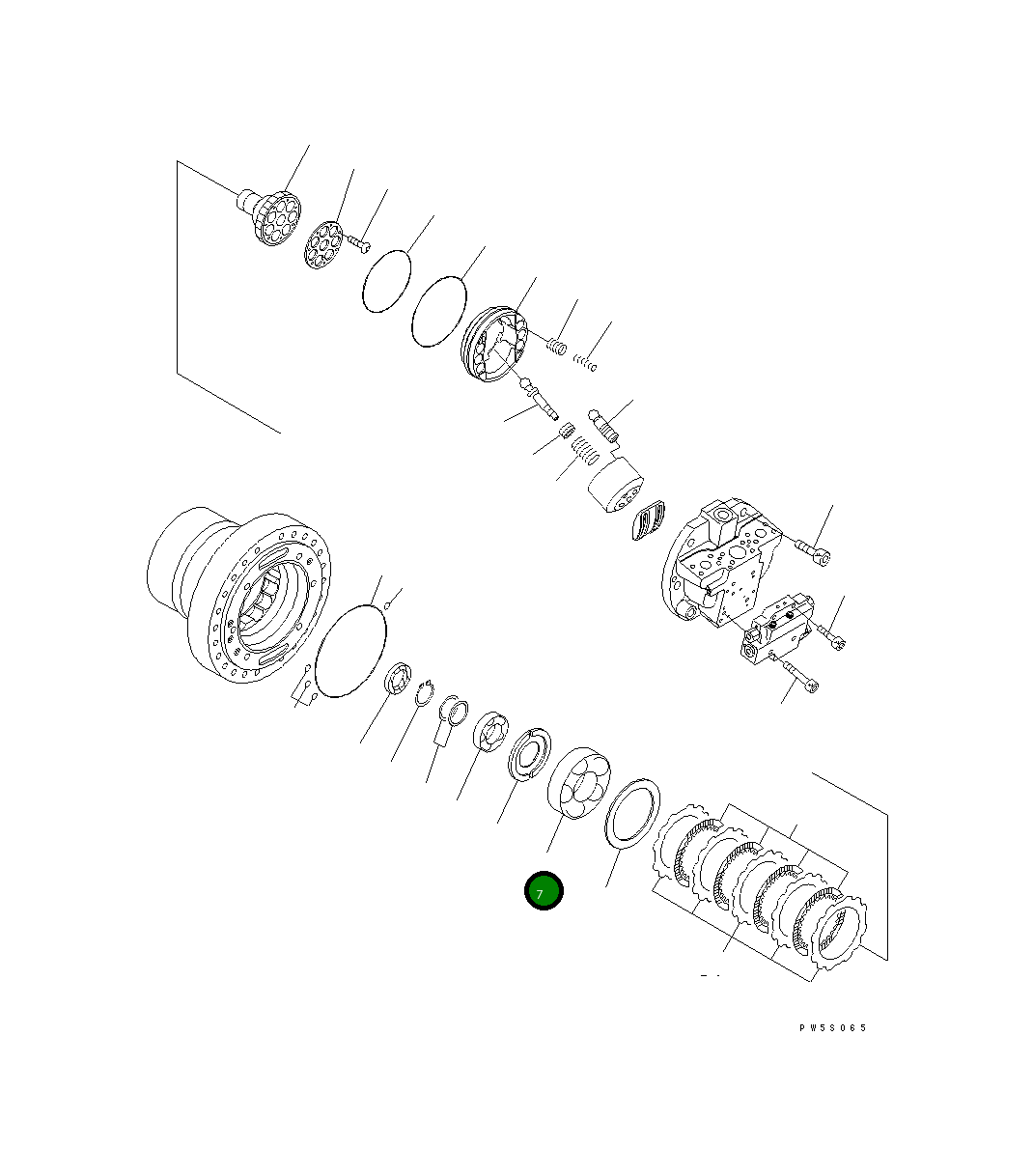 Подшипник 706-86-43880 Komatsu