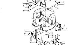 Крышка,CV YM17218361140K Komatsu