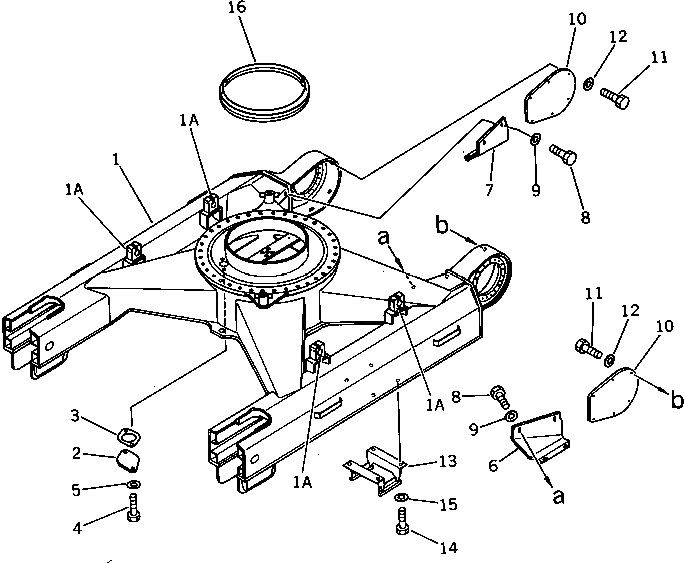 Крышка 205-30-71210 Komatsu