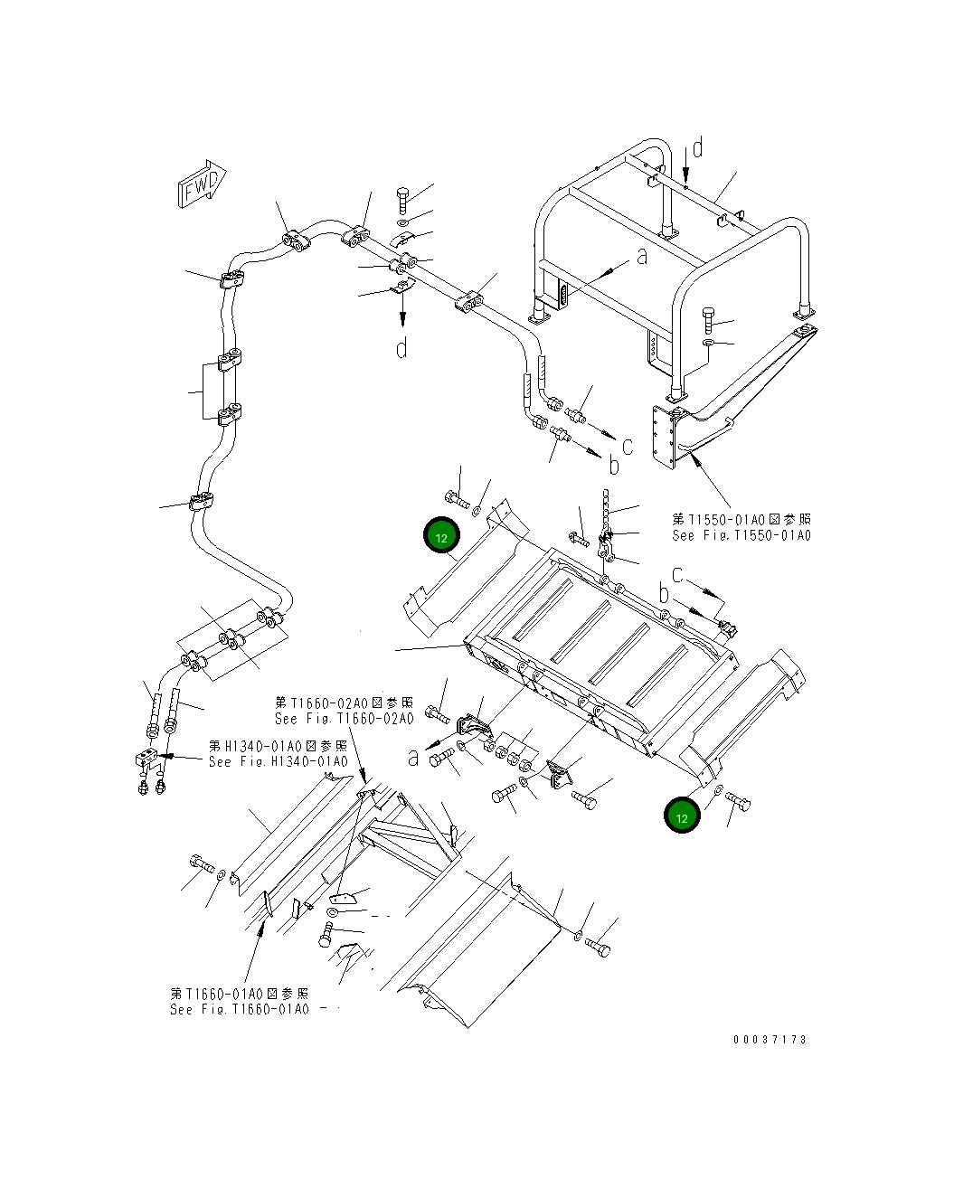 Крышка 8295-78-1151  Komatsu