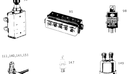 Предохранитель, 16A BW066054 Komatsu