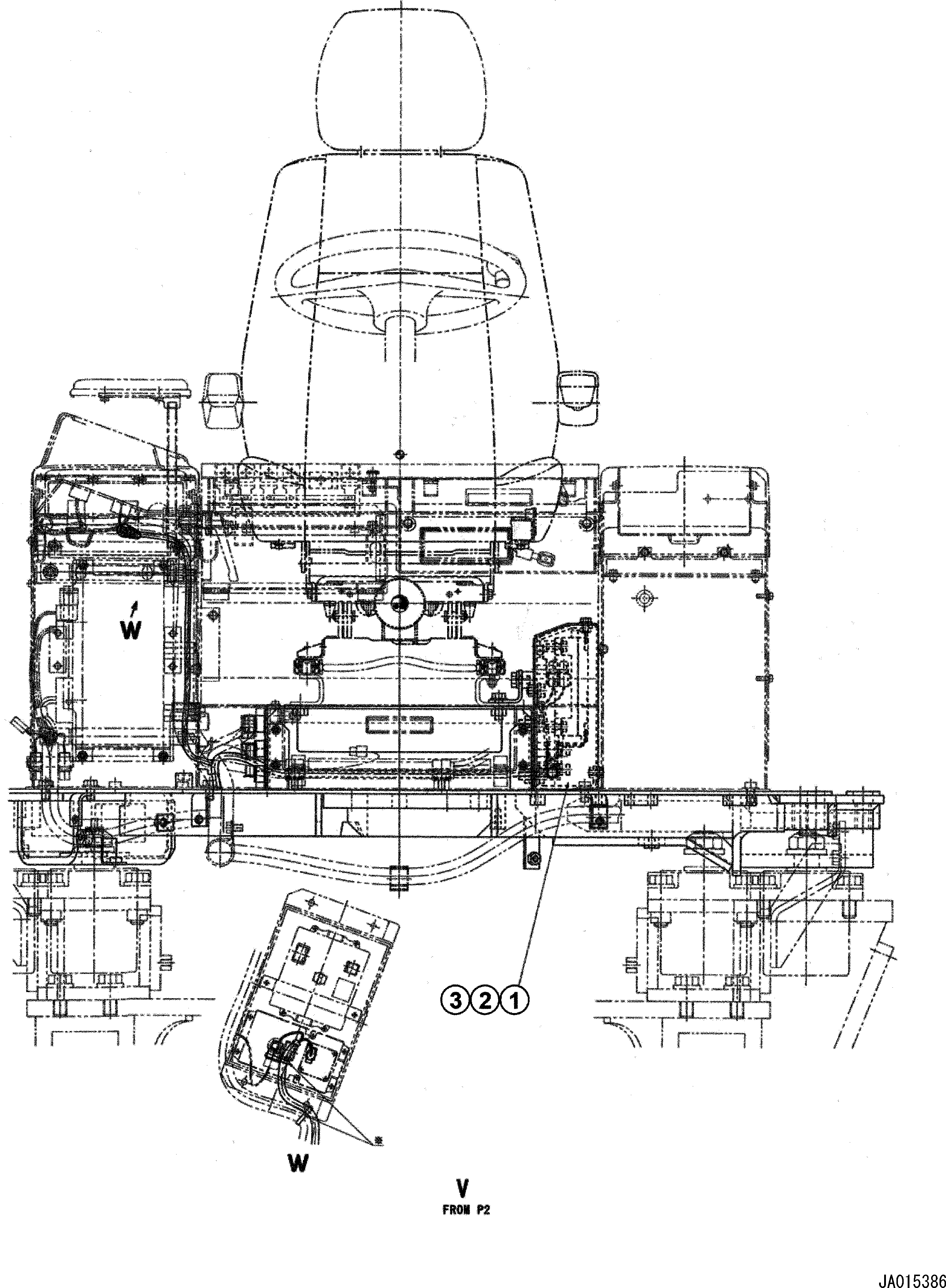 Крышка 423-06-26120  Komatsu