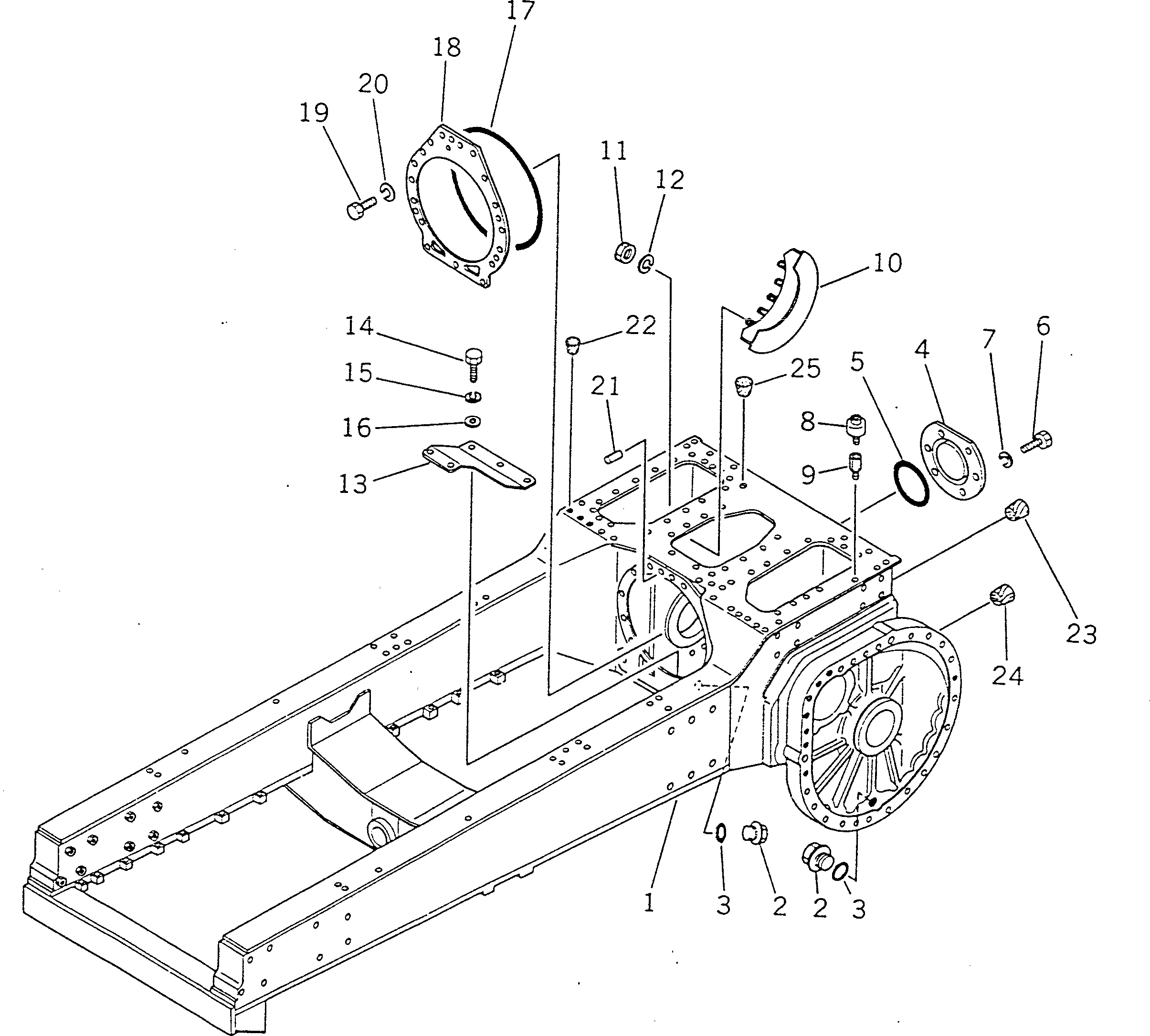 Крышка 195-21-11242 Komatsu