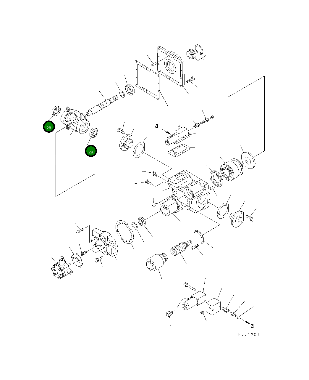 Подшипник 262-61-21490 Komatsu