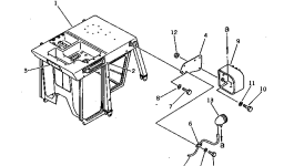 Крышка 195-06-14210 Komatsu