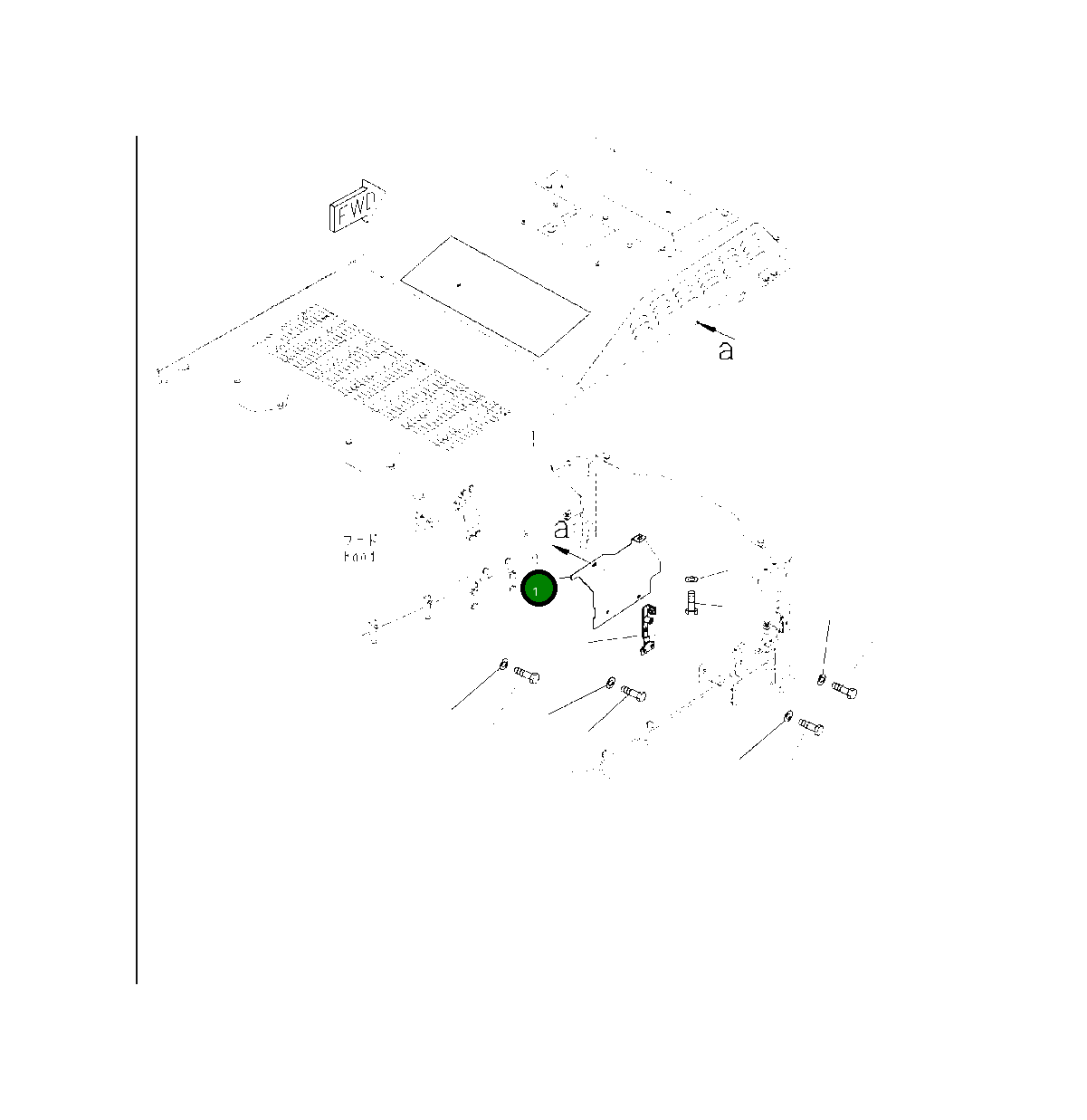 Крышка 421-54-62651  Komatsu