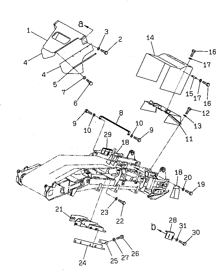 Крышка 262-97-53814 Komatsu