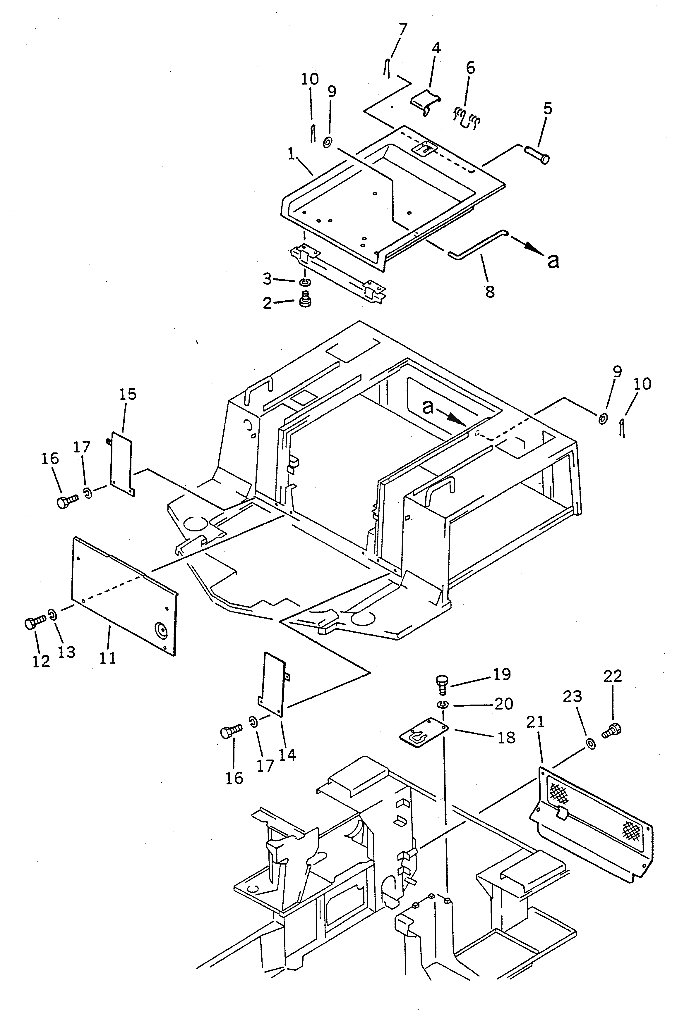 Крышка 361-54-15112 Komatsu