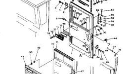 Крышка 566-54-24250  Komatsu