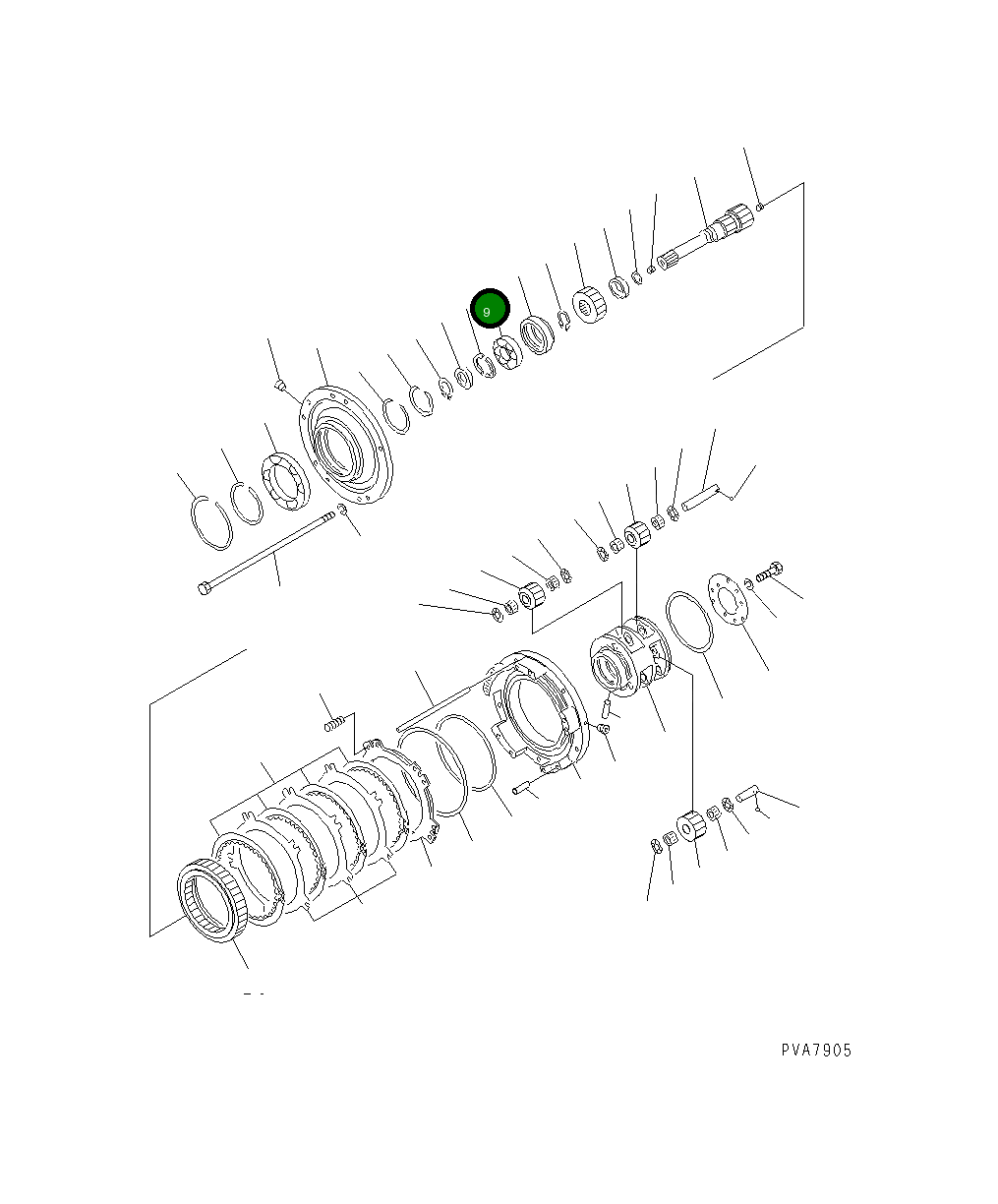Подшипник 06000-06309 Komatsu