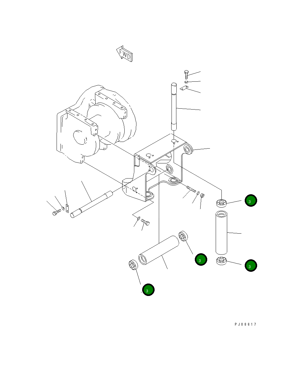 Подшипник 06044-06210 Komatsu