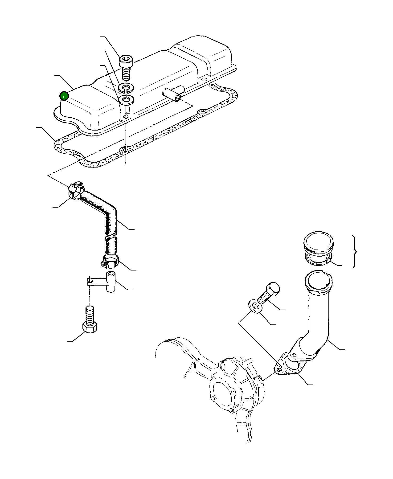 Крышка P37188549 Komatsu