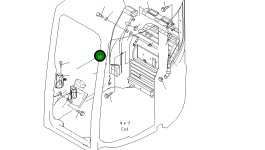 Крышка 22U-54-26250 Komatsu
