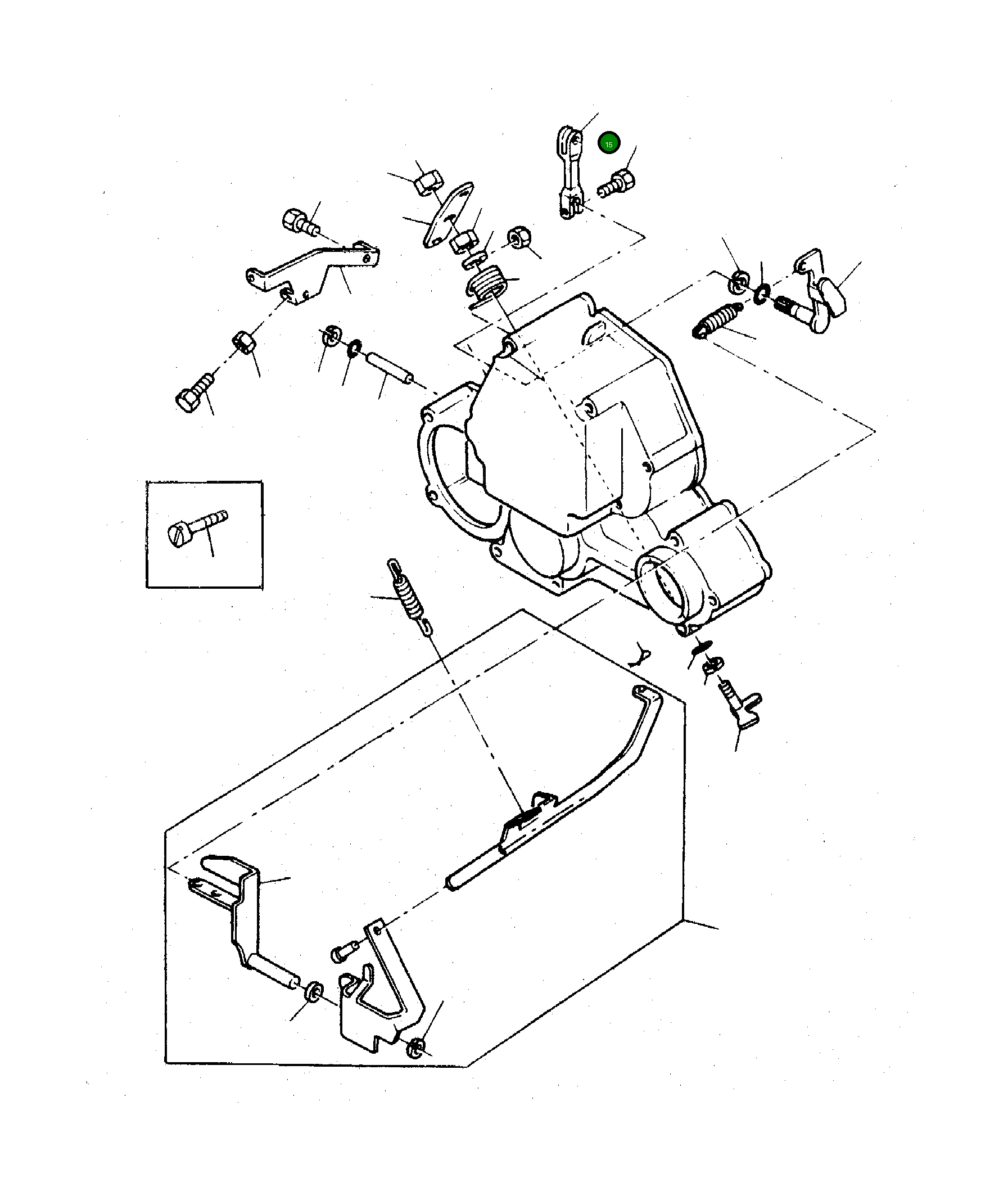 Рычаг PKP000138 Komatsu