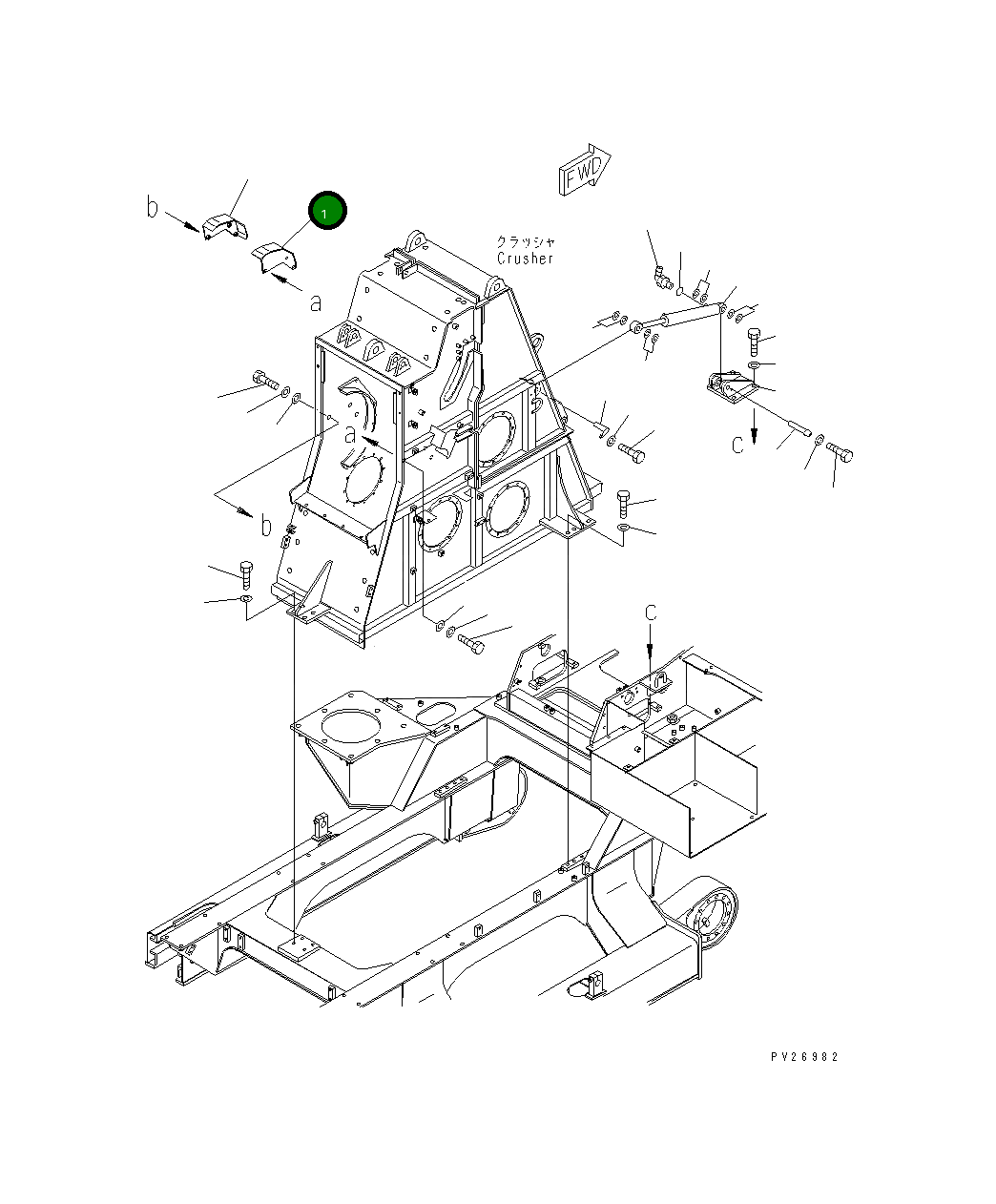 Крышка 8288-70-1440  Komatsu