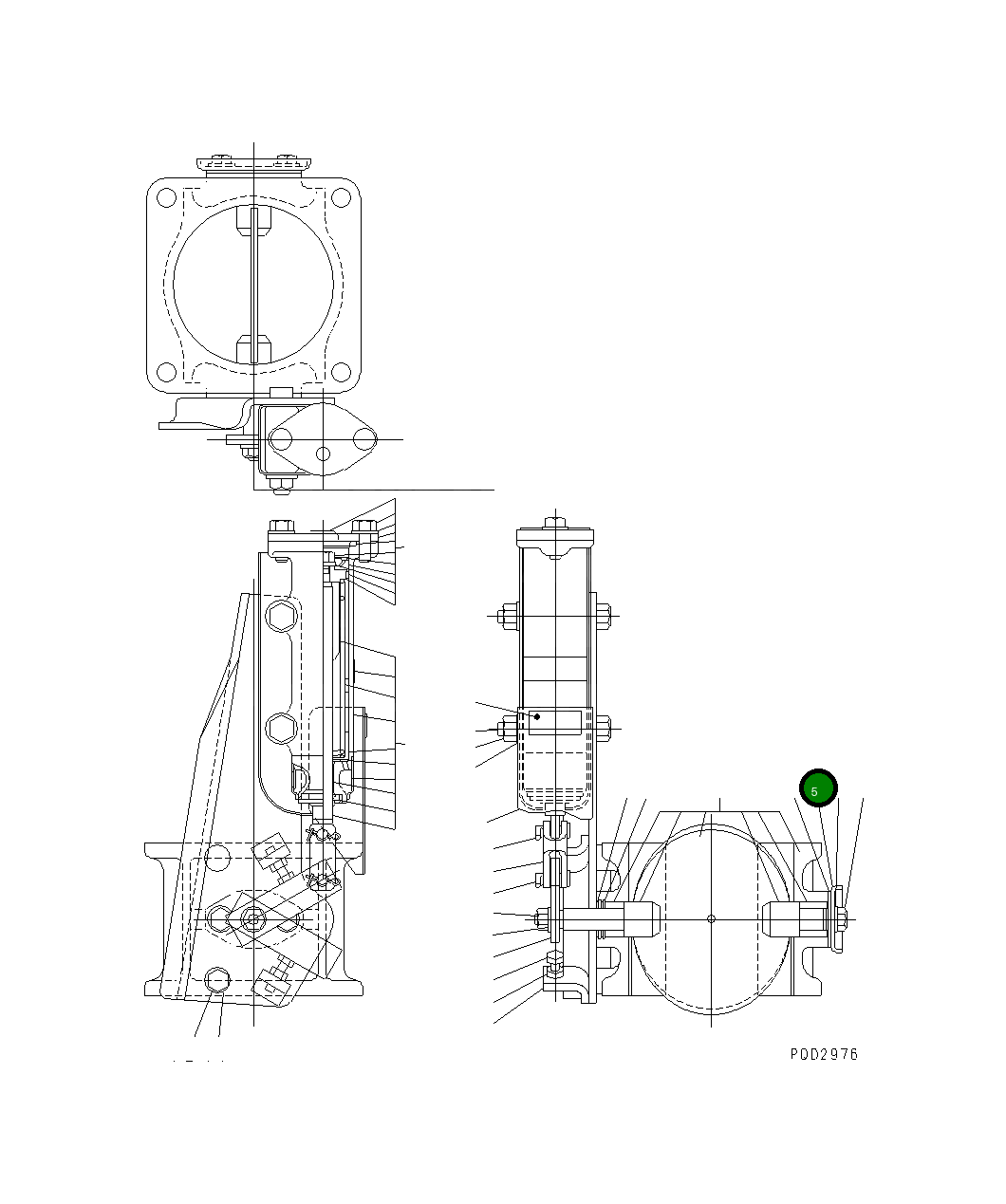 Крышка JK281-20513 Komatsu