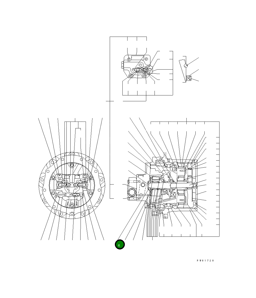 Подшипник YM172147-70390 Komatsu