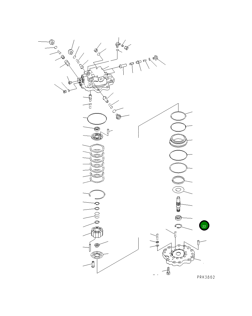 Подшипник 708-7R-12140 Komatsu