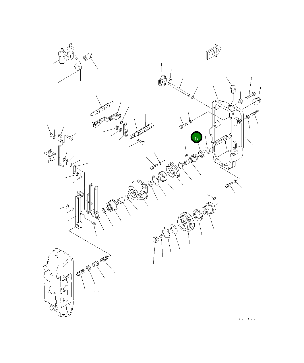 Подшипник DK016630-2640 Komatsu