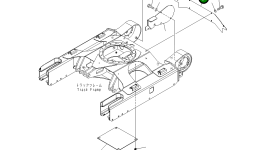 Крышка 22K-30-21242 Komatsu