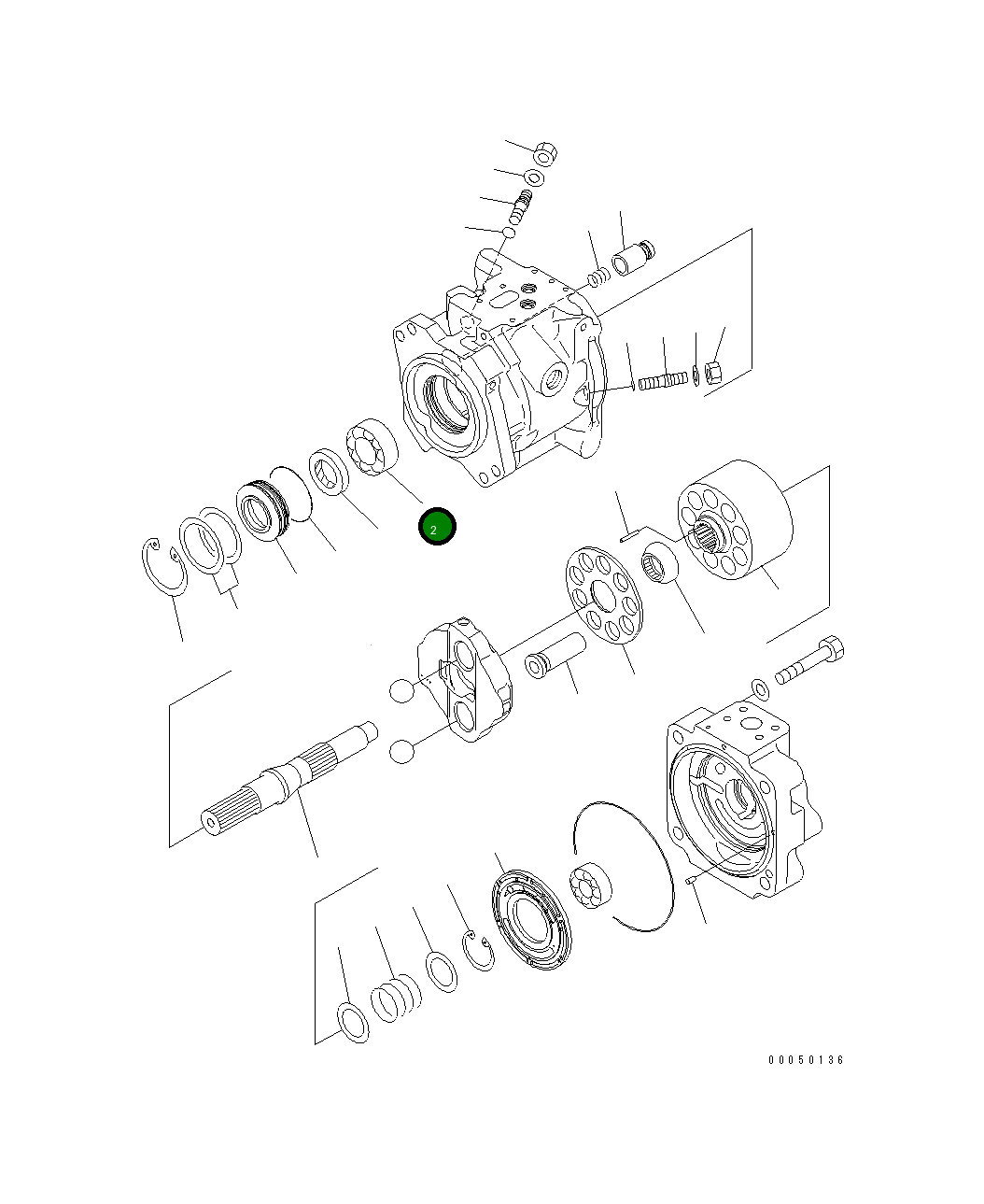 Подшипник 708-1W-42110 Komatsu
