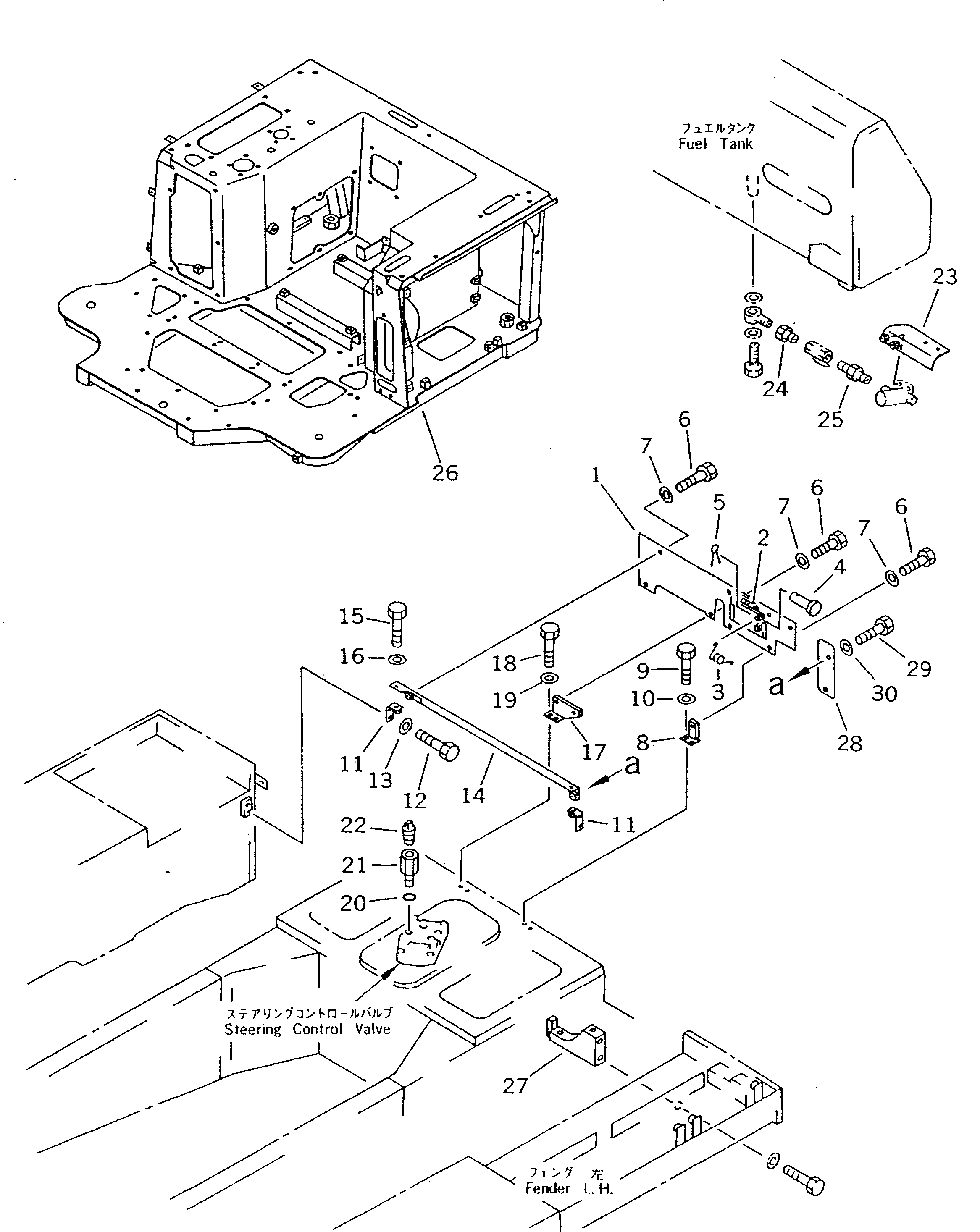 Крышка 15A-916-1360 Komatsu