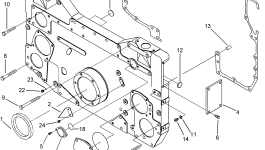 Крышка 6216-21-3150  Komatsu